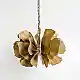 LIBERTA BLOSSOM ΦΩΤΙΣΤΙΚΟ ΚΡΕΜΑΣΤΟ 71x71x50cm ΜΕΤΑΛΛΟ BROWN GOLD