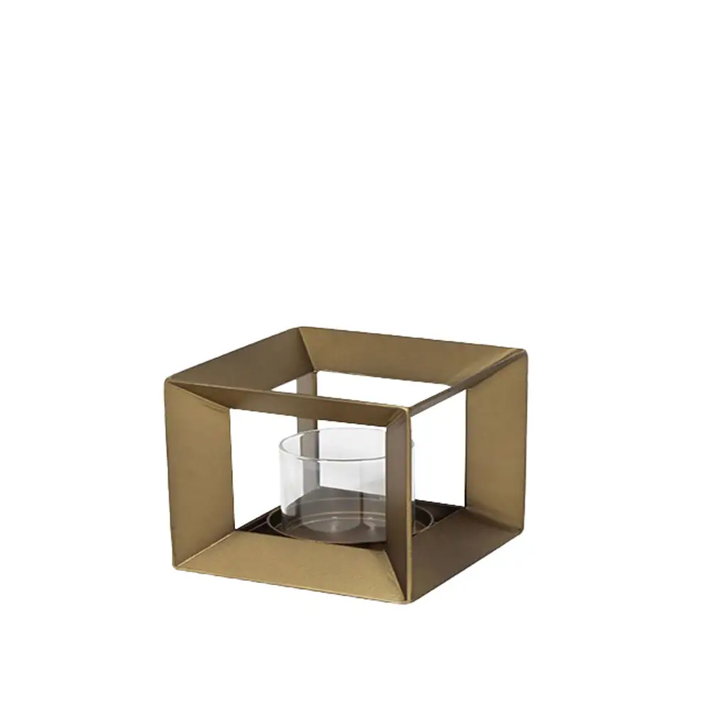 LIBERTA ESCAPE ΔΙΑΚΟΣΜΗΤΙΚΟ ΚΗΡΟΠΗΓΙΟ 12x12x12cm ΜΕΤΑΛΛΟ ΧΡΥΣΟ