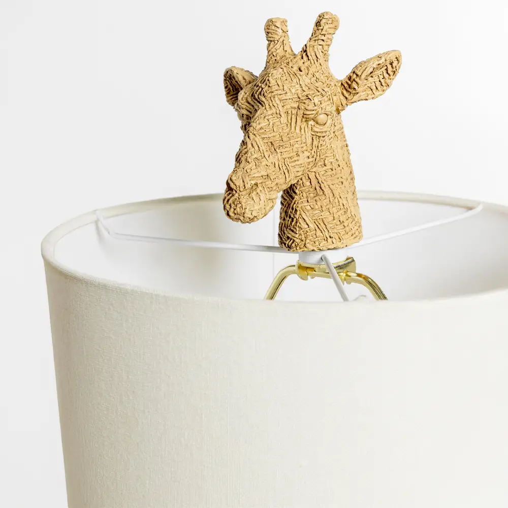 LIBERTA GIRAFFA ΦΩΤΙΣΤΙΚΟ ΕΠΙΤΡΑΠΕΖΙΟ 30x26x68cm POLYRESIN ΦΥΣΙΚΟ ΥΦΑΣΜΑ