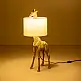 LIBERTA GIRAFFA ΦΩΤΙΣΤΙΚΟ ΕΠΙΤΡΑΠΕΖΙΟ 30x26x68cm POLYRESIN ΦΥΣΙΚΟ ΥΦΑΣΜΑ