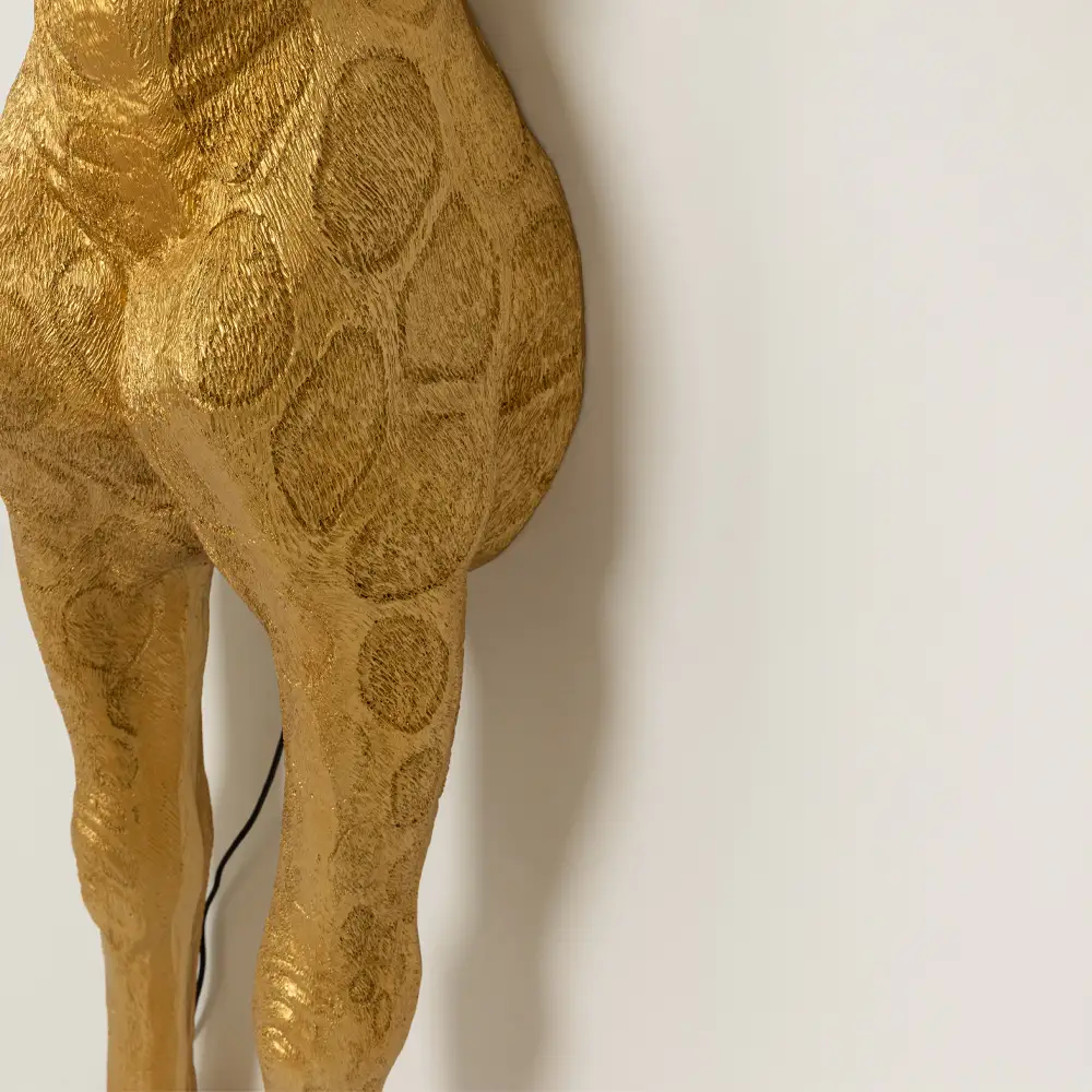 LIBERTA GIRAFE ΦΩΤΙΣΤΙΚΟ ΕΠΙΔΑΠΕΔΙΟ 42x35x196cm FIBERGLASS ΧΡΥΣΟ