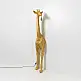 LIBERTA GIRAFE ΦΩΤΙΣΤΙΚΟ ΕΠΙΔΑΠΕΔΙΟ 42x35x196cm FIBERGLASS ΧΡΥΣΟ