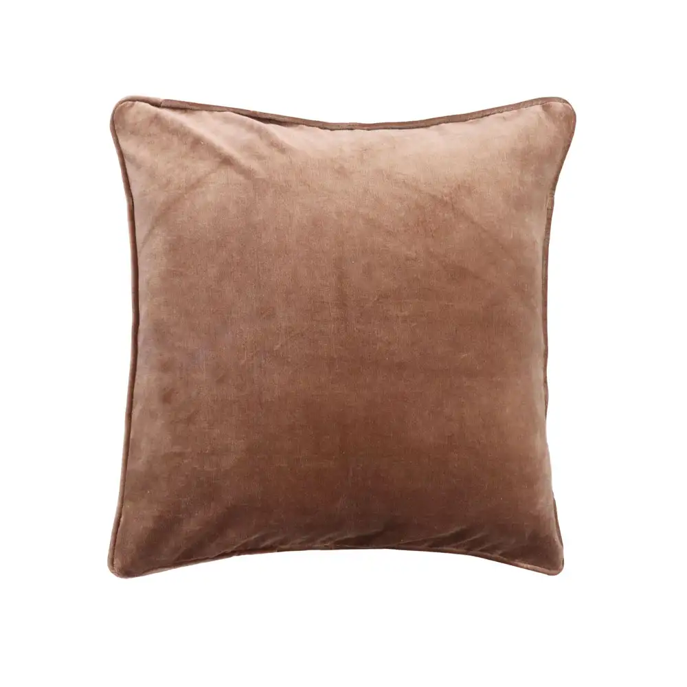 LIBERTA CANDY ΔΙΑΚΟΣΜΗΤΙΚΟ ΜΑΞΙΛΑΡΙ 50x50cm ΥΦΑΣΜΑ TERRACOTTA
