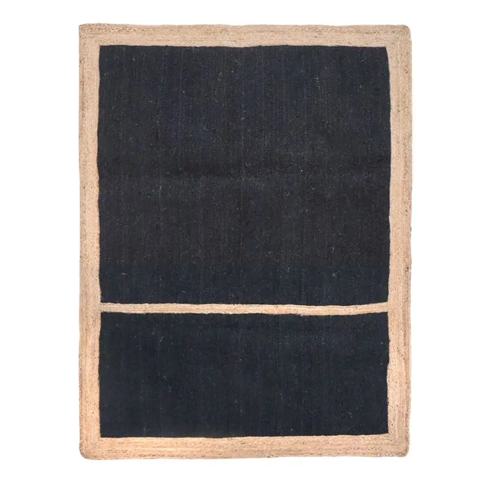 LIBERTA FRAME RUG B ΧΑΛΙ 300x200cm ΓΙΟΥΤΑ ΜΑΥΡΟ ΜΠΕΖ