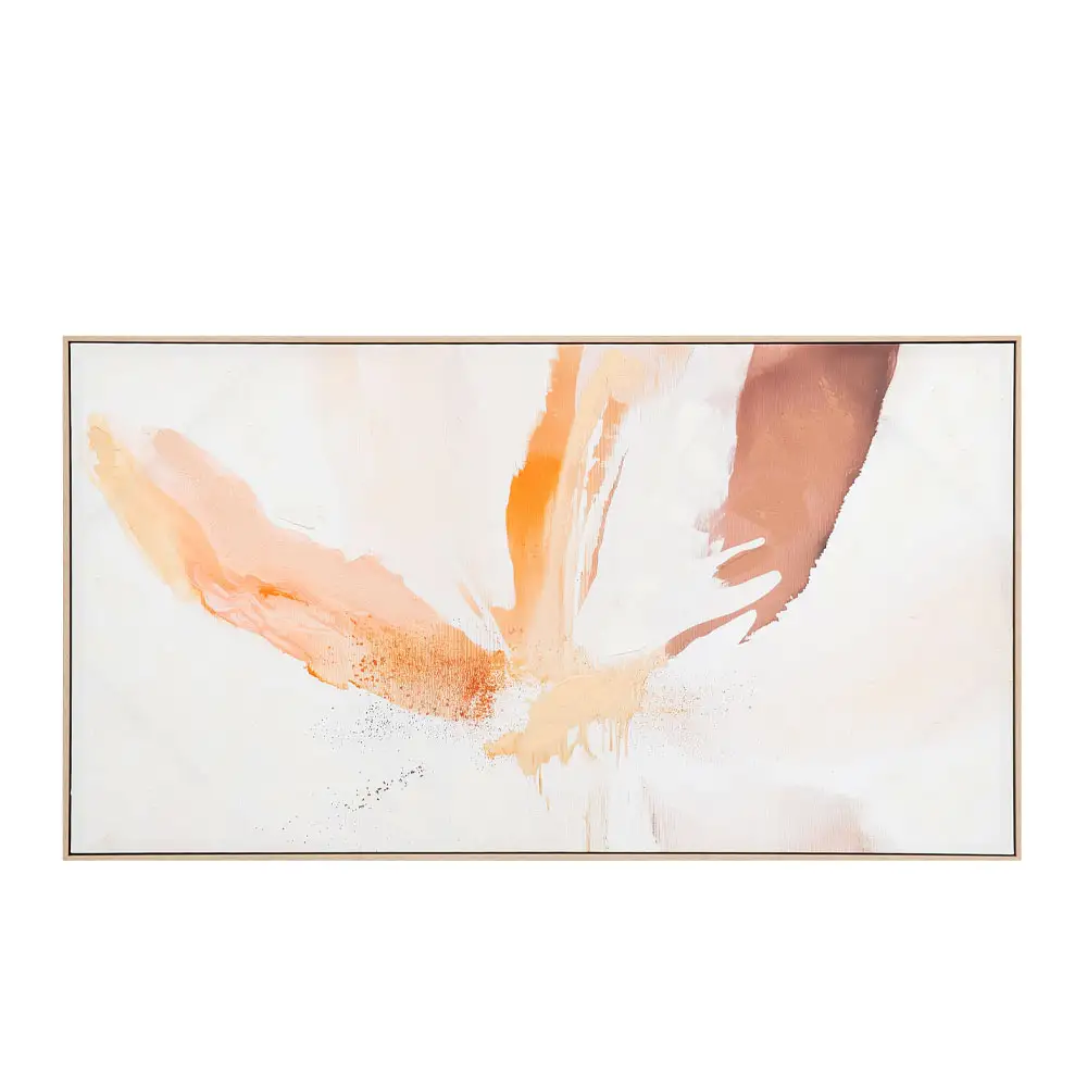 LIBERTA CALANDIUM C ΠΙΝΑΚΑΣ ΔΙΑΚΟΣΜΗΤΙΚΟΣ ΜΕ ΚΟΡΝΙΖΑ 80x145x4cm ΚΑΜΒΑΣ ΜΠΕΖ ΠΟΛΥΧΡΩΜΟ ΞΥΛΟ ΦΥΣΙΚΟ