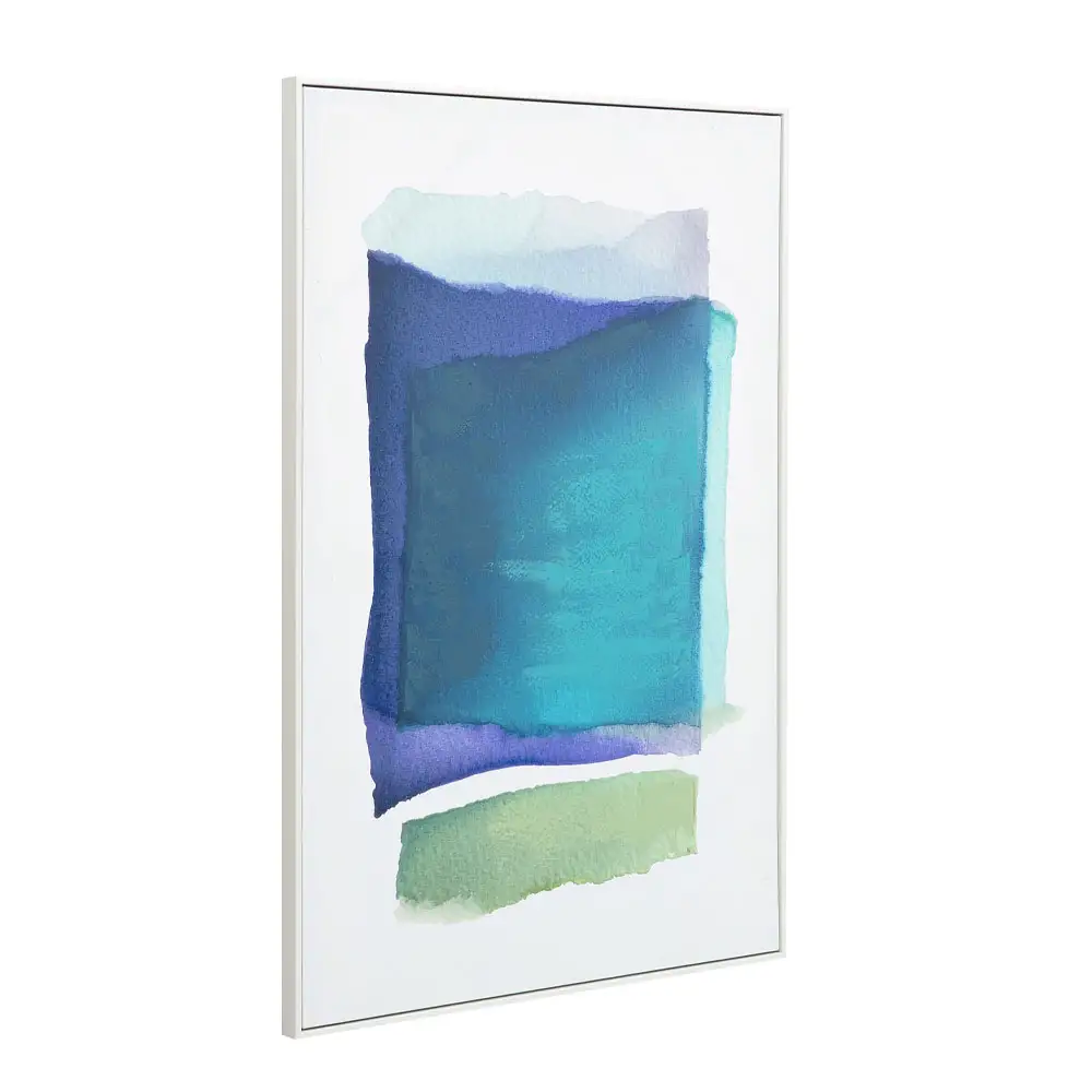 LIBERTA MOTIF MAR A ΠΙΝΑΚΑΣ ΔΙΑΚΟΣΜΗΤΙΚΟΣ ΜΕ ΚΟΡΝΙΖΑ 80x120x4cm ΚΑΜΒΑΣ ΠΟΛΥΧΡΩΜΟ ΞΥΛΟ ΑΣΠΡΟ