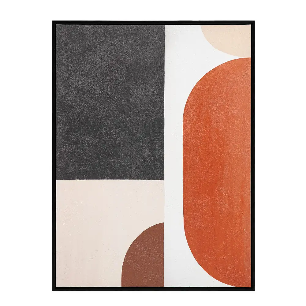 LIBERTA VARME A ΠΙΝΑΚΑΣ ΔΙΑΚΟΣΜΗΤΙΚΟΣ ΜΕ ΚΟΡΝΙΖΑ 60x80x4cm ΚΑΜΒΑΣ ΠΟΛΥΧΡΩΜΟ ΞΥΛΟ ΜΑΥΡΟ