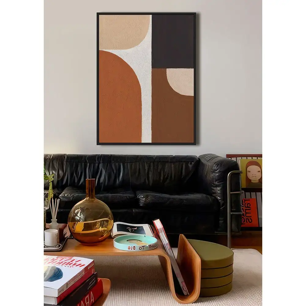 LIBERTA VARME B ΠΙΝΑΚΑΣ ΔΙΑΚΟΣΜΗΤΙΚΟΣ ΜΕ ΚΟΡΝΙΖΑ 60x80x4cm ΚΑΜΒΑΣ ΠΟΛΥΧΡΩΜΟ ΞΥΛΟ ΜΑΥΡΟ