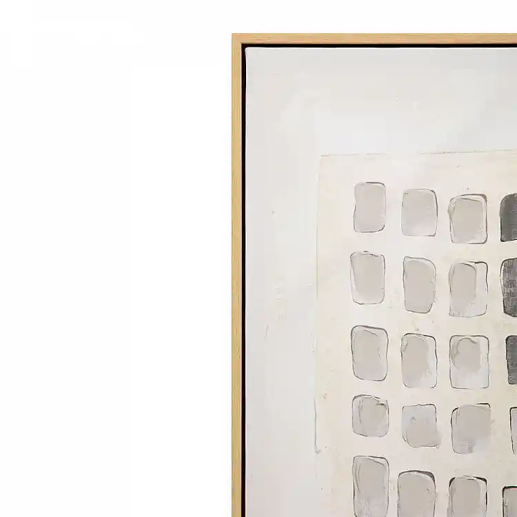 LIBERTA SIMPLICIT ΠΙΝΑΚΑΣ ΔΙΑΚΟΣΜΗΤΙΚΟΣ ΜΕ ΚΟΡΝΙΖΑ 100x100x4cm ΚΑΜΒΑΣ ΜΠΕΖ ΚΑΦΕ ΞΥΛΟ ΦΥΣΙΚΟ