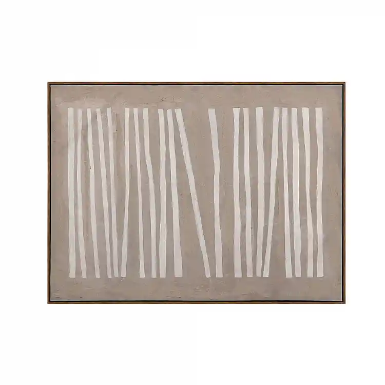 LIBERTA RAYA A ΠΙΝΑΚΑΣ ΔΙΑΚΟΣΜΗΤΙΚΟΣ ΜΕ ΚΟΡΝΙΖΑ 90x120x4cm ΚΑΜΒΑΣ ΚΑΦΕ ΜΠΕΖ ΞΥΛΟ ΦΥΣΙΚΟ
