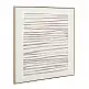 LIBERTA RAYA B ΠΙΝΑΚΑΣ ΔΙΑΚΟΣΜΗΤΙΚΟΣ ΜΕ ΚΟΡΝΙΖΑ 100x100x4cm ΚΑΜΒΑΣ ΜΠΕΖ ΚΑΦΕ ΞΥΛΟ ΦΥΣΙΚΟ