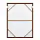 LIBERTA ASTRATTO ΠΙΝΑΚΑΣ ΔΙΑΚΟΣΜΗΤΙΚΟΣ ΜΕ ΚΟΡΝΙΖΑ 90x120x4cm ΚΑΜΒΑΣ ΠΟΛΥΧΡΩΜΟ ΞΥΛΟ ΦΥΣΙΚΟ