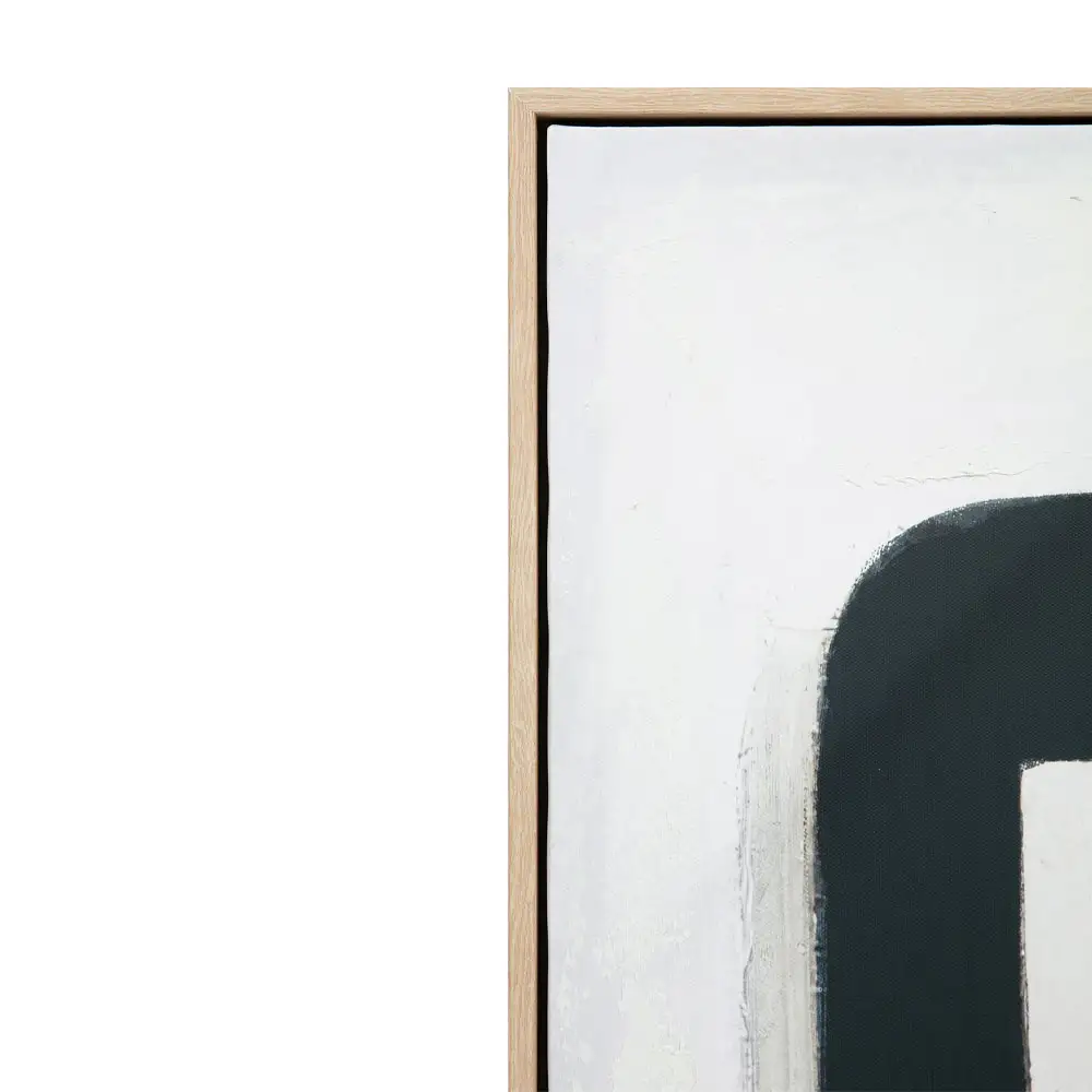 LIBERTA DEL SIL ΠΙΝΑΚΑΣ ΔΙΑΚΟΣΜΗΤΙΚΟΣ ΜΕ ΚΟΡΝΙΖΑ 80x120x4cm ΚΑΜΒΑΣ ΜΑΥΡΟ ΓΚΡΙ ΜΠΕΖ ΞΥΛΟ ΦΥΣΙΚΟ