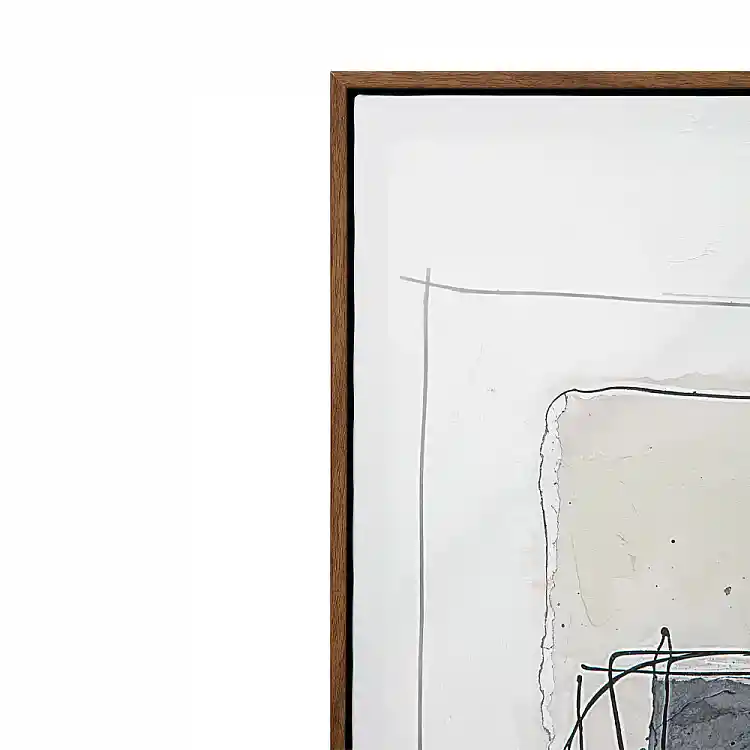LIBERTA WOMB BEAUTY ΠΙΝΑΚΑΣ ΔΙΑΚΟΣΜΗΤΙΚΟΣ ΜΕ ΚΟΡΝΙΖΑ 90x120x4cm ΚΑΜΒΑΣ ΜΠΛΕ ΣΚΟΥΡΟ ΓΚΡΙ ΜΠΕΖ ΞΥΛΟ ΦΥΣΙΚΟ