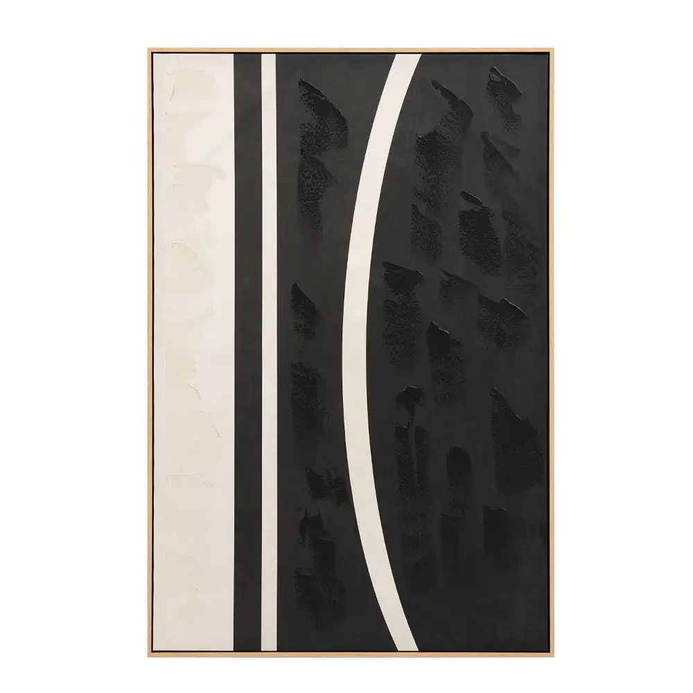 LIBERTA SOLAIRE A ΠΙΝΑΚΑΣ ΔΙΑΚΟΣΜΗΤΙΚΟΣ ΜΕ ΚΟΡΝΙΖΑ 80x120x4cm ΚΑΜΒΑΣ ΚΑΦΕ ΣΚΟΥΡΟ ΜΠΕΖ ΞΥΛΟ ΦΥΣΙΚΟ