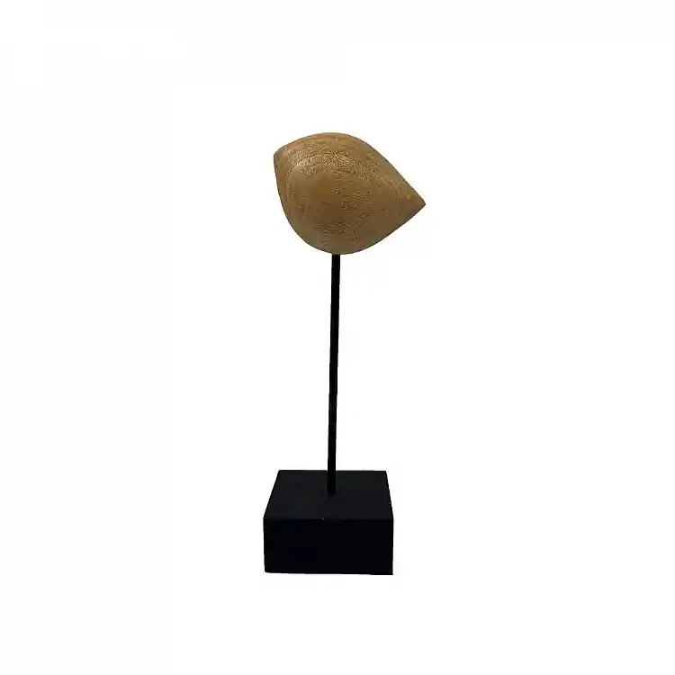 LIBERTA IBIS L ΔΙΑΚΟΣΜΗΤΙΚΟ ΠΟΥΛΙ 11x8x29cm POLYRESIN ΦΥΣΙΚΟ ΜΑΥΡΟ ΜΕΤΑΛΛΟ