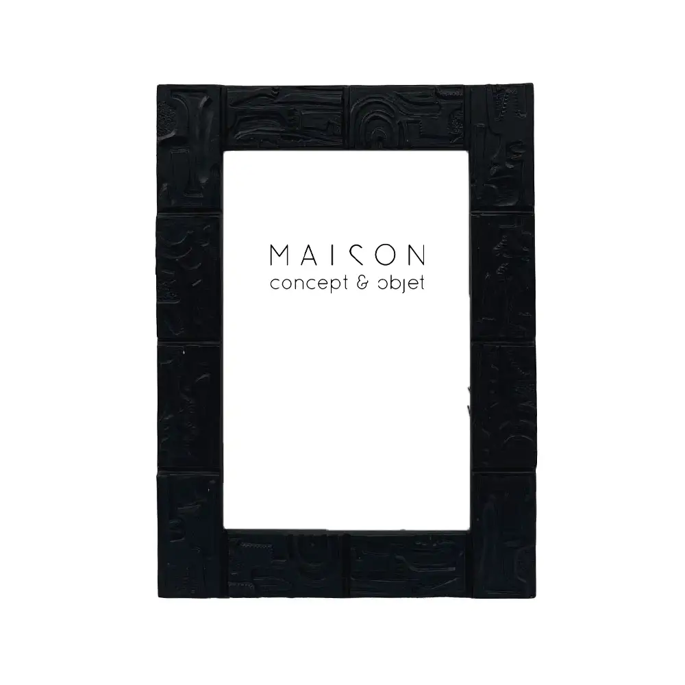 LIBERTA GRACE S ΚΟΡΝΙΖΑ 14x1.8x19cm POLYRESIN ΜΑΥΡΟ