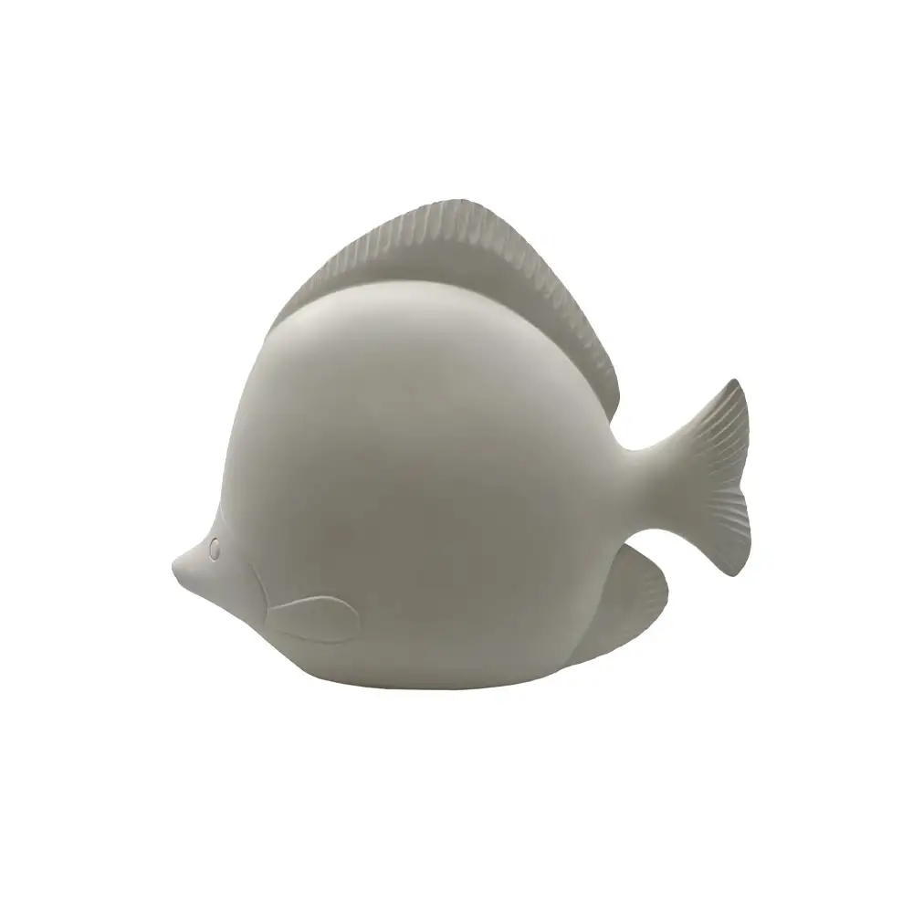 LIBERTA FLUX L ΔΙΑΚΟΣΜΗΤΙΚΟ ΨΑΡΙ 35x11x26cm POLYRESIN ΑΣΠΡΟ