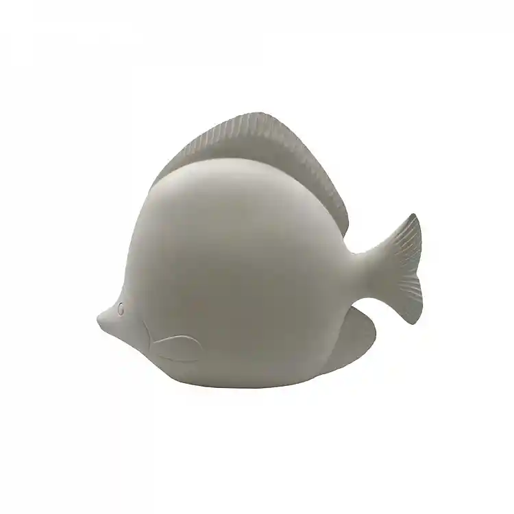 LIBERTA FLUX L ΔΙΑΚΟΣΜΗΤΙΚΟ ΨΑΡΙ 35x11x26cm POLYRESIN ΑΣΠΡΟ