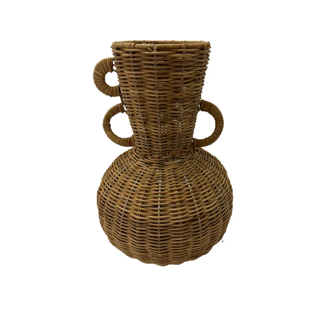 LIBERTA ARUNDO ΒΑΖΟ 26x26x36cm RATTAN ΦΥΣΙΚΟ ΦΥΣΙΚΟ