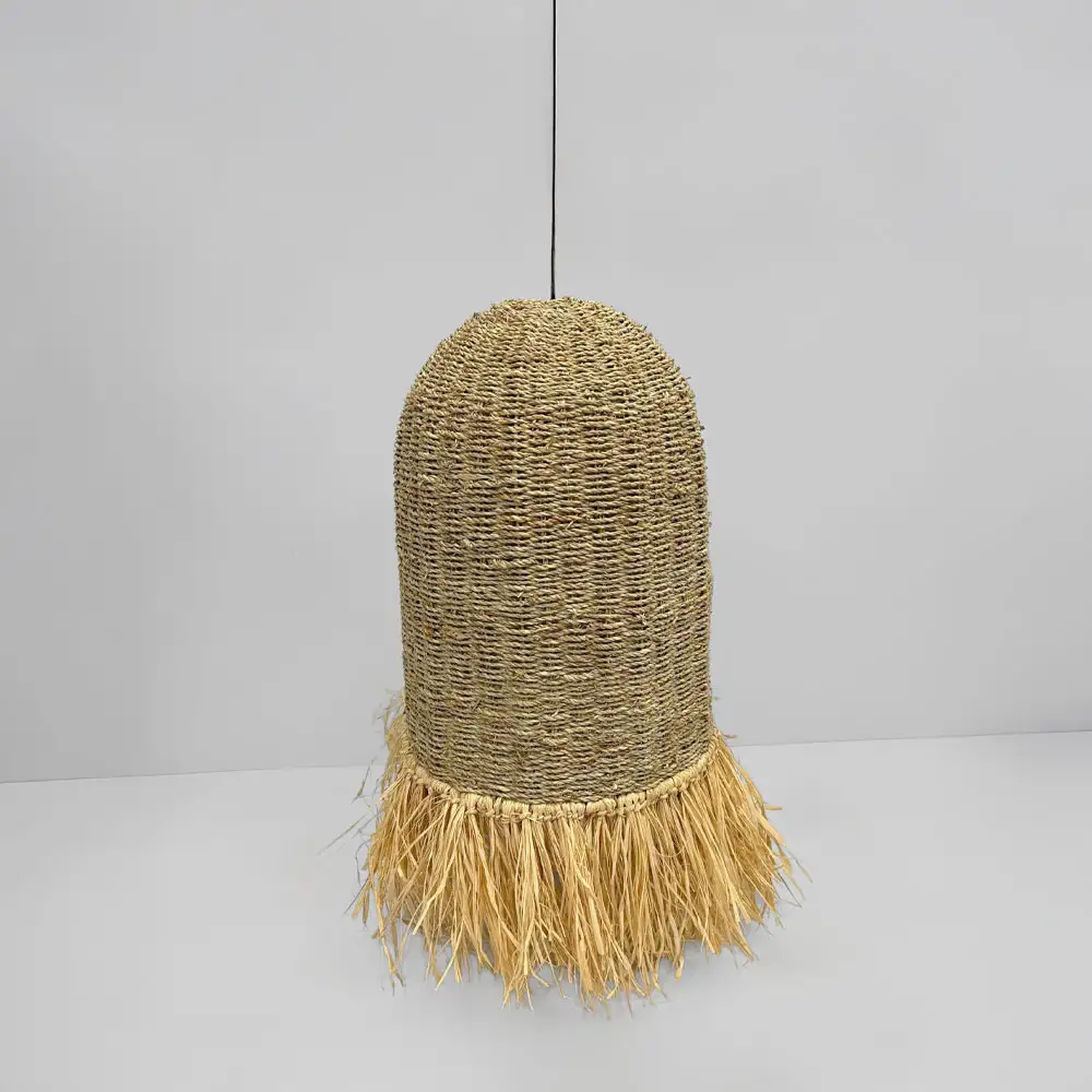 LIBERTA TULUM ΦΩΤΙΣΤΙΚΟ ΟΡΟΦΗΣ 42x42x71cm SEAGRASS ΦΥΣΙΚΟ