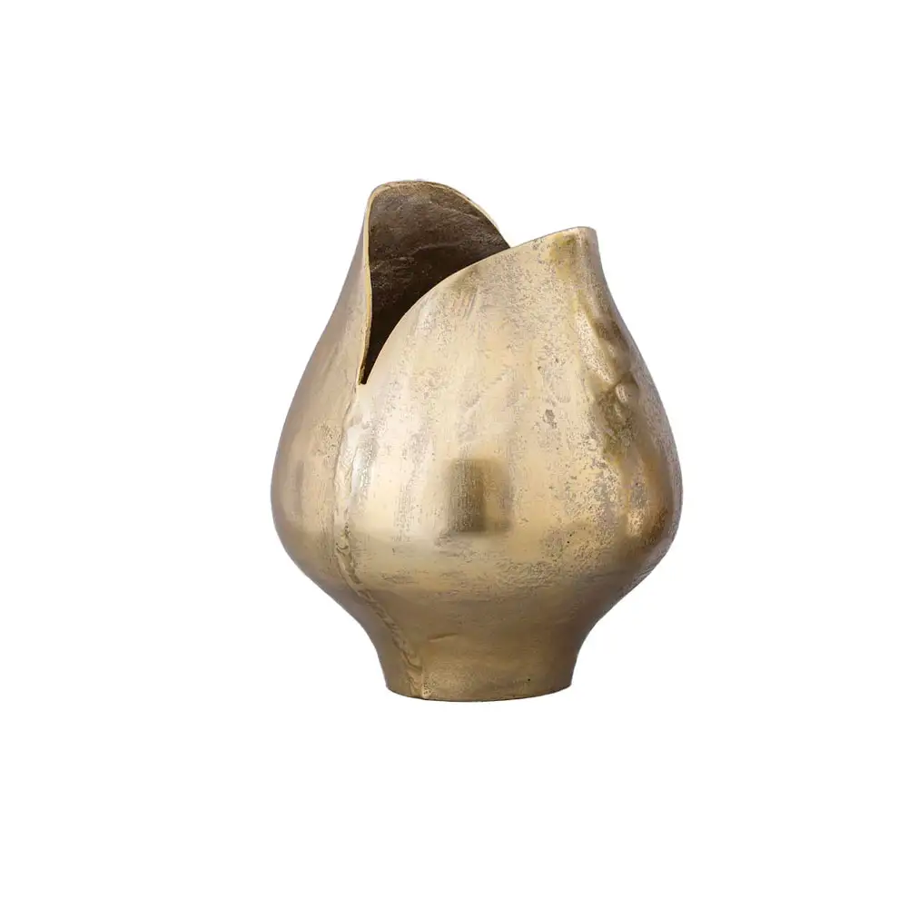 LIBERTA EMBRACE ΒΑΖΟ 31x29x38cm ΑΛΟΥΜΙΝΙΟ ΧΡΥΣΟ