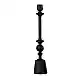 LIBERTA ANTIQUA ΚΗΡΟΠΗΓΙΟ 9x9x45cm ΑΛΟΥΜΙΝΙΟ ΜΑΥΡΟ