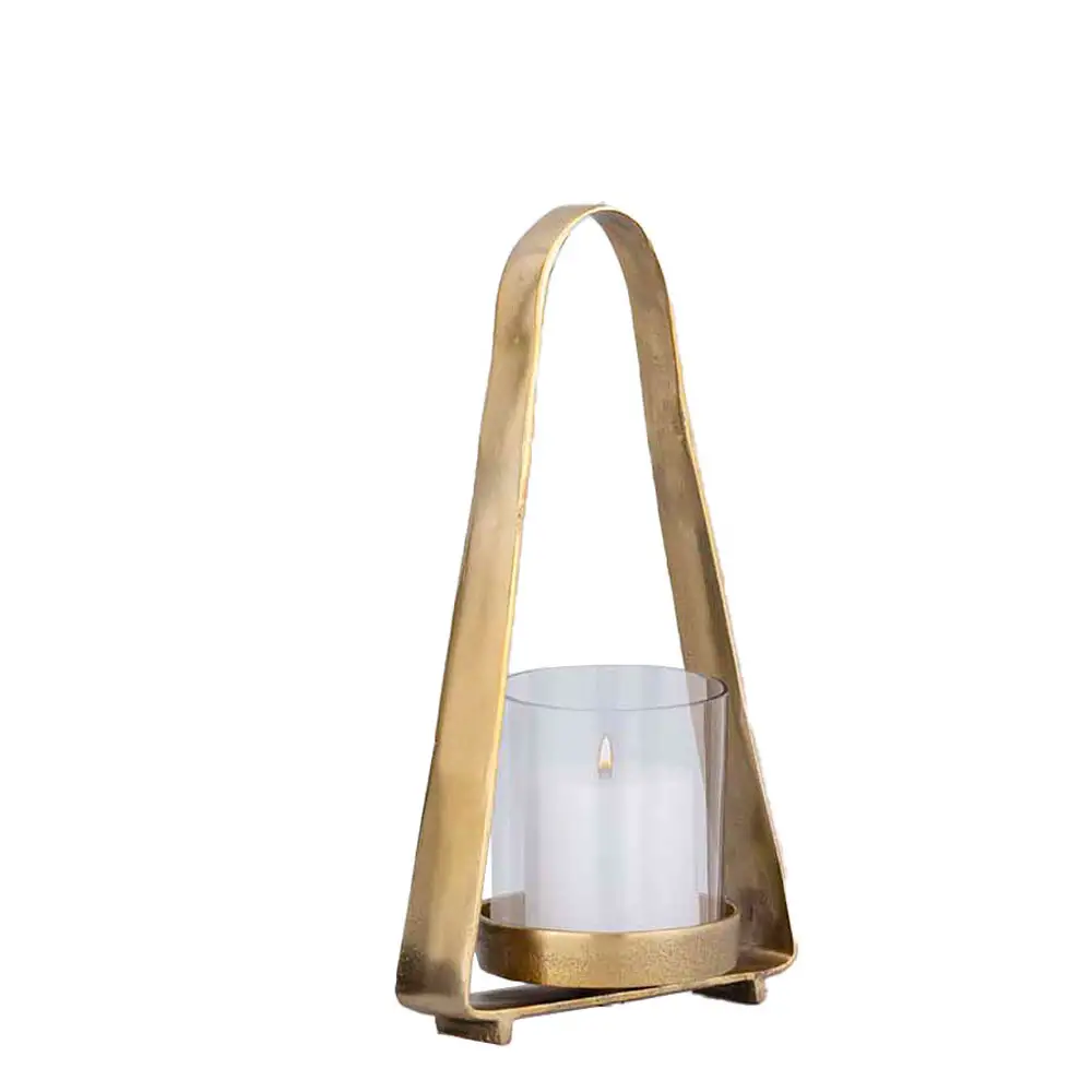LIBERTA LUMINUS ΦΑΝΑΡΙ 35x11.5x19cm ΑΛΟΥΜΙΝΙΟ ΧΡΥΣΟ ΓΥΑΛΙ