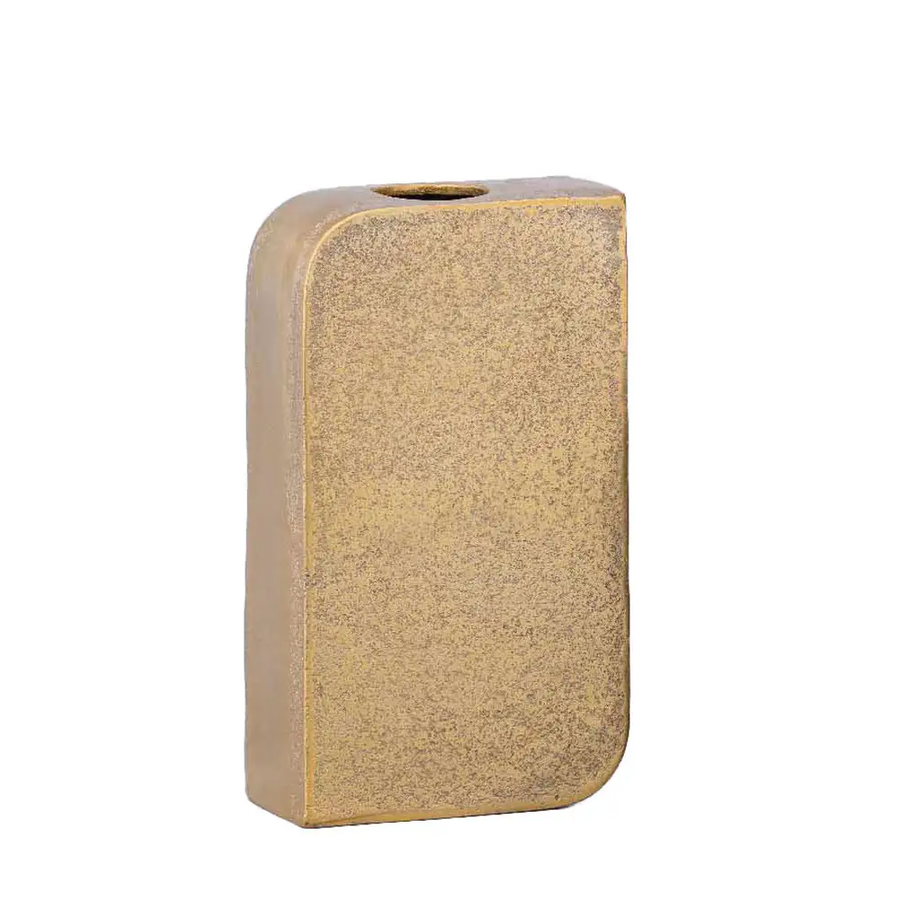 LIBERTA BRICK ΒΑΖΟ 14.5x7x26cm ΑΛΟΥΜΙΝΙΟ ΧΡΥΣΟ