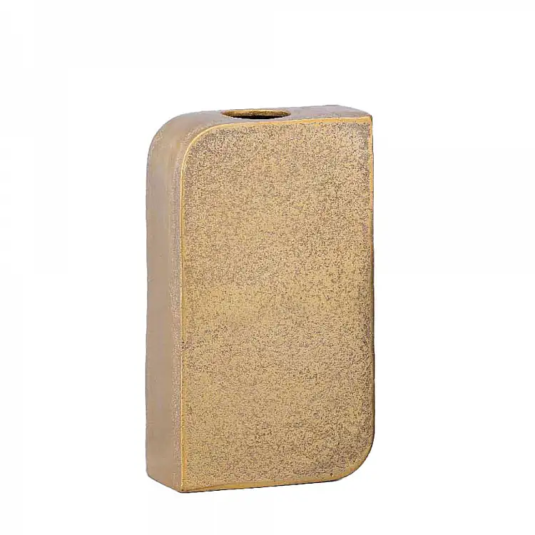 LIBERTA BRICK ΒΑΖΟ 15x7x26cm ΑΛΟΥΜΙΝΙΟ ΧΡΥΣΟ