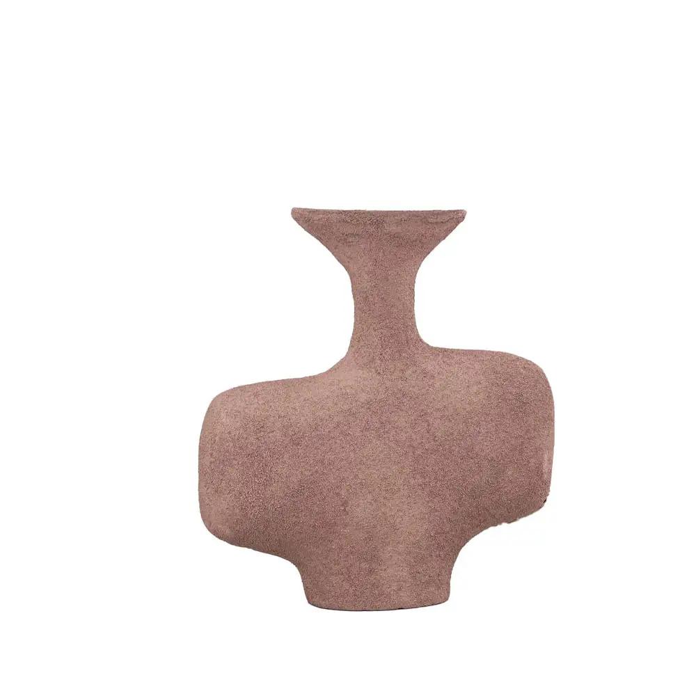 LIBERTA RUSTIC ΒΑΖΟ 19.5x6.5x21cm ΑΛΟΥΜΙΝΙΟ ΑΣΠΡΟ