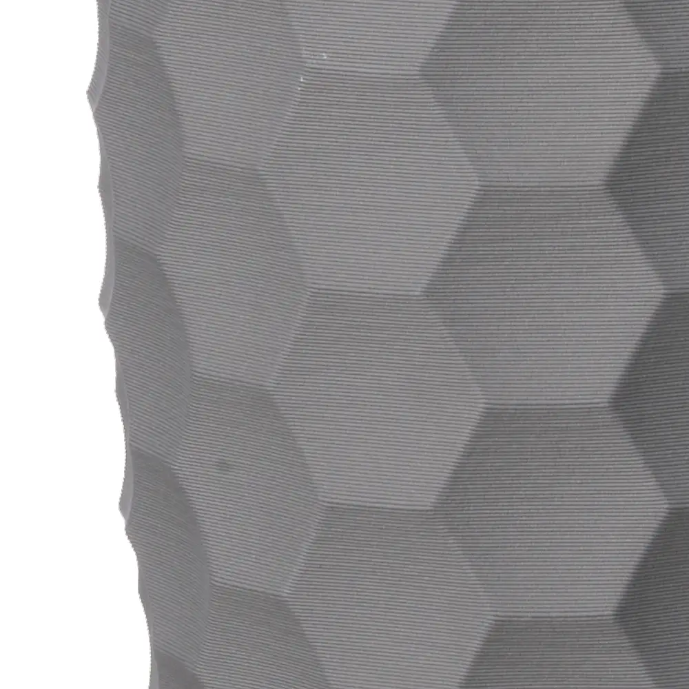 LIBERTA FLOW ΒΑΖΟ 19x19x41cm ΚΕΡΑΜΙΚΟ ΓΚΡΙ ΣΚΟΥΡΟ