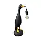 LIBERTA QUACK II ΦΩΤΙΣΤΙΚΟ ΕΠΙΤΡΑΠΕΖΙΟ 17x16x43cm POLYRESIN ΜΑΥΡΟ ΧΡΥΣΟ