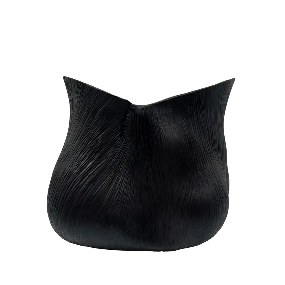 LIBERTA FLORESTA ΒΑΖΟ 32x22x27.5cm POLYRESIN ΜΑΥΡΟ