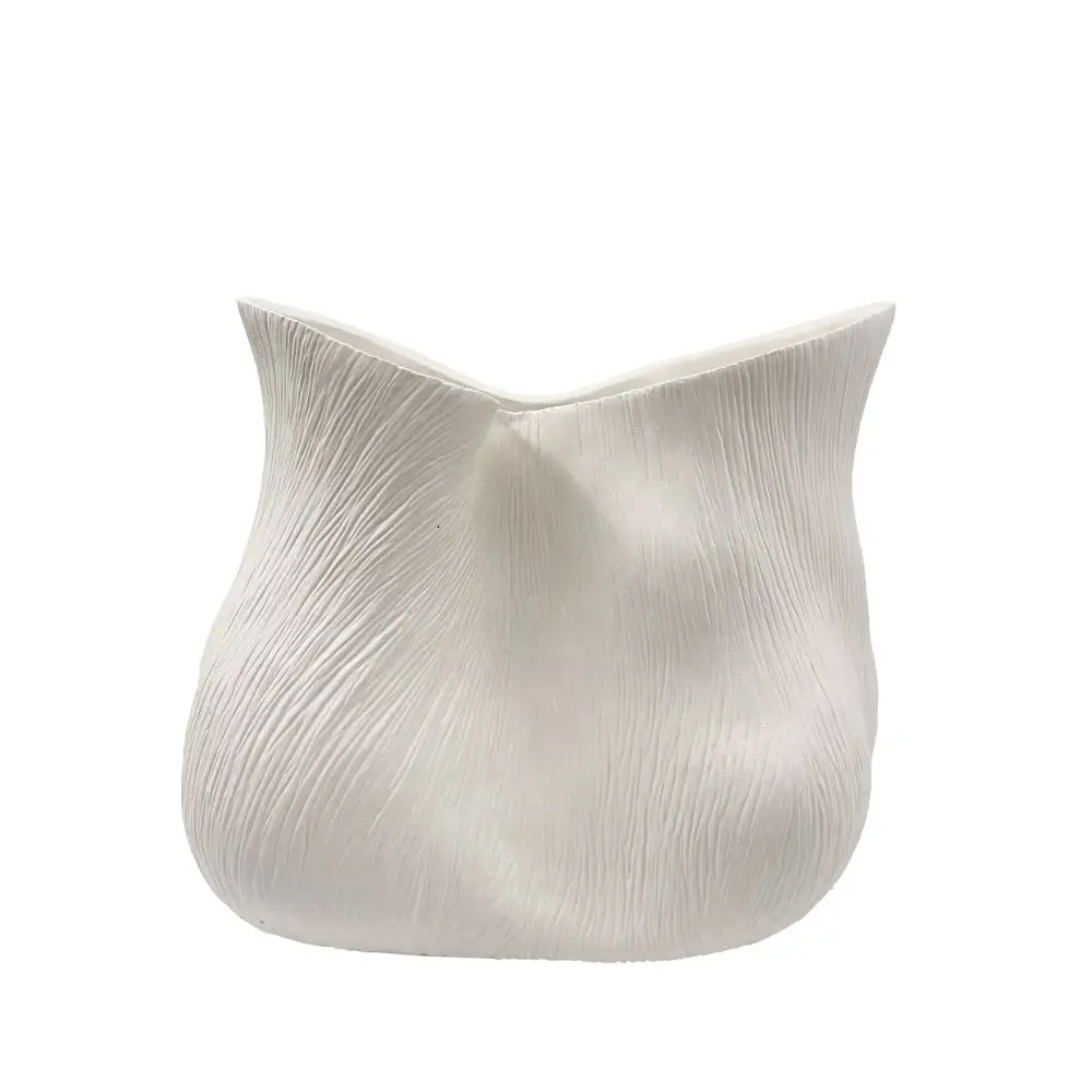 LIBERTA FLORESTA ΒΑΖΟ 32x22x27.5cm POLYRESIN ΑΣΠΡΟ