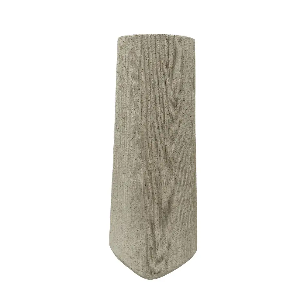 LIBERTA RESINA ΒΑΖΟ 11x11x30cm POLYRESIN ΜΠΕΖ