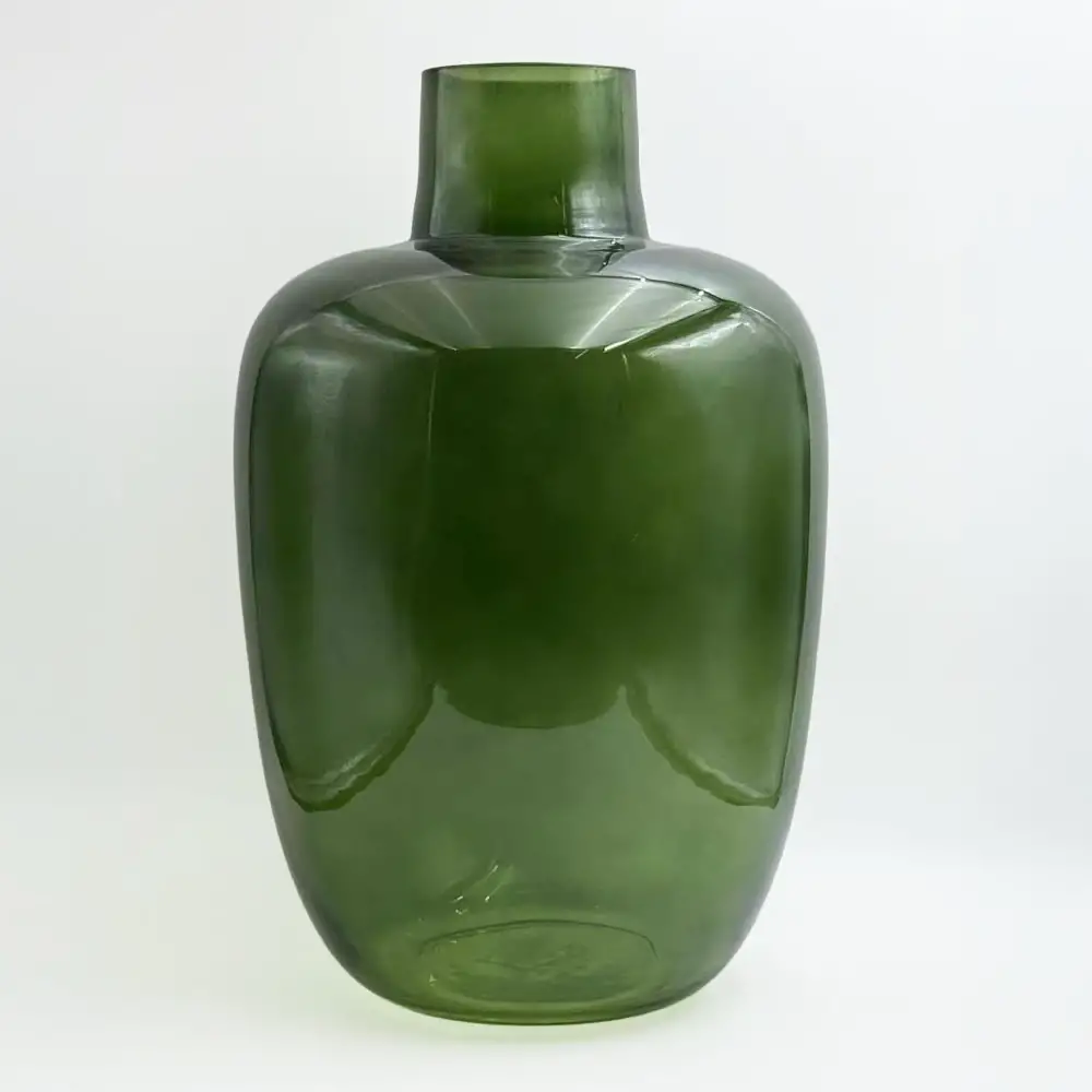 LIBERTA VIDRIO ΒΑΖΟ 25x25x38cm ΓΥΑΛΙ ΠΡΑΣΙΝΟ