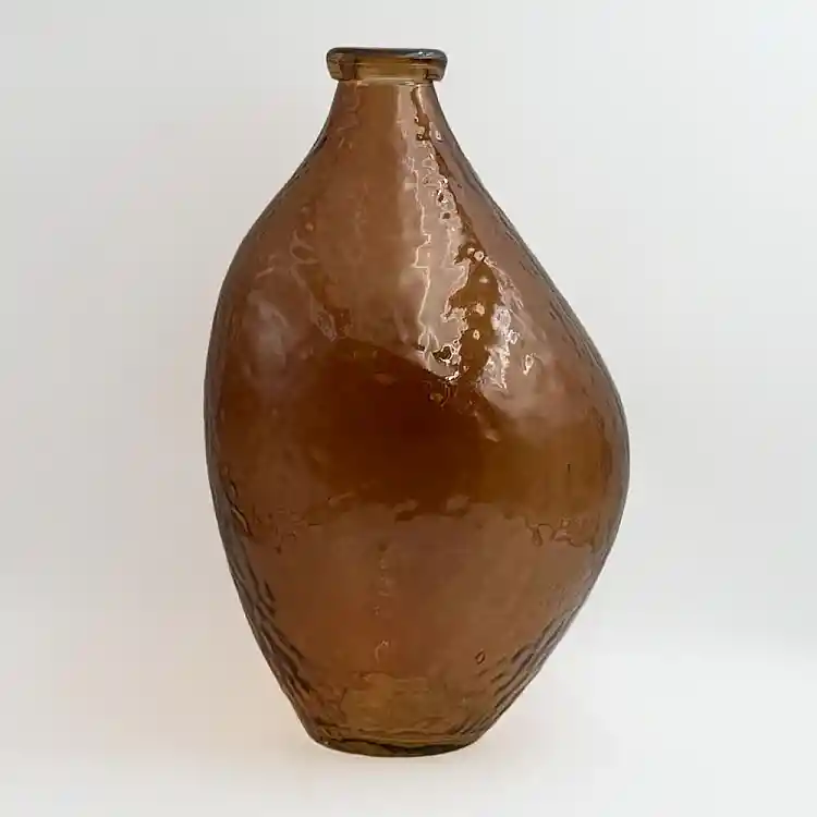 LIBERTA SPICE ΒΑΖΟ 22x22x36cm ΓΥΑΛΙ CARAMEL