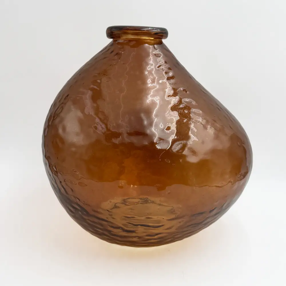 LIBERTA BOCAL ΒΑΖΟ 25x25x25cm ΓΥΑΛΙ CARAMEL