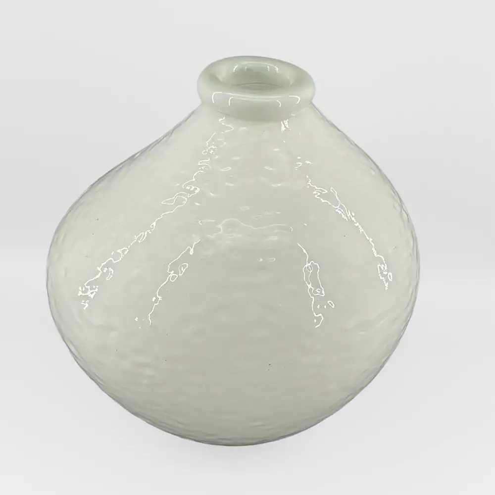 LIBERTA BOCAL ΒΑΖΟ 25x25x25cm ΓΥΑΛΙ ΑΣΠΡΟ