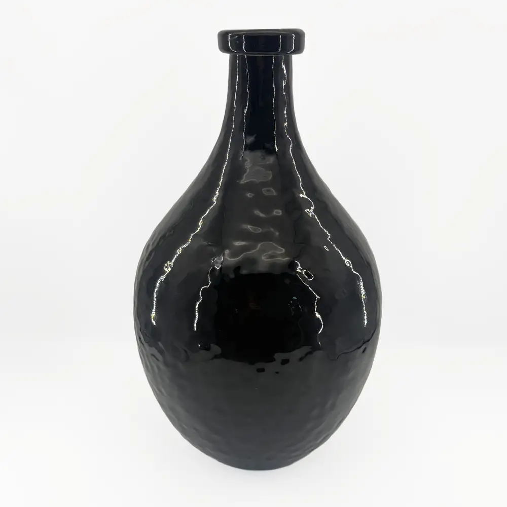 LIBERTA FLACON ΒΑΖΟ 27.5x27.5x46cm ΓΥΑΛΙ ΜΑΥΡΟ