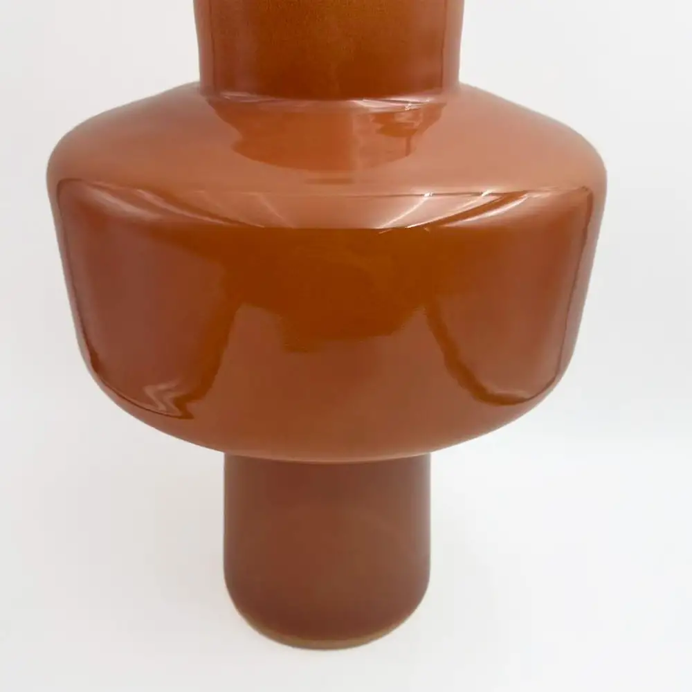 LIBERTA REGAL ΒΑΖΟ 20x20x28cm ΓΥΑΛΙ ΠΟΡΤΟΚΑΛΙ