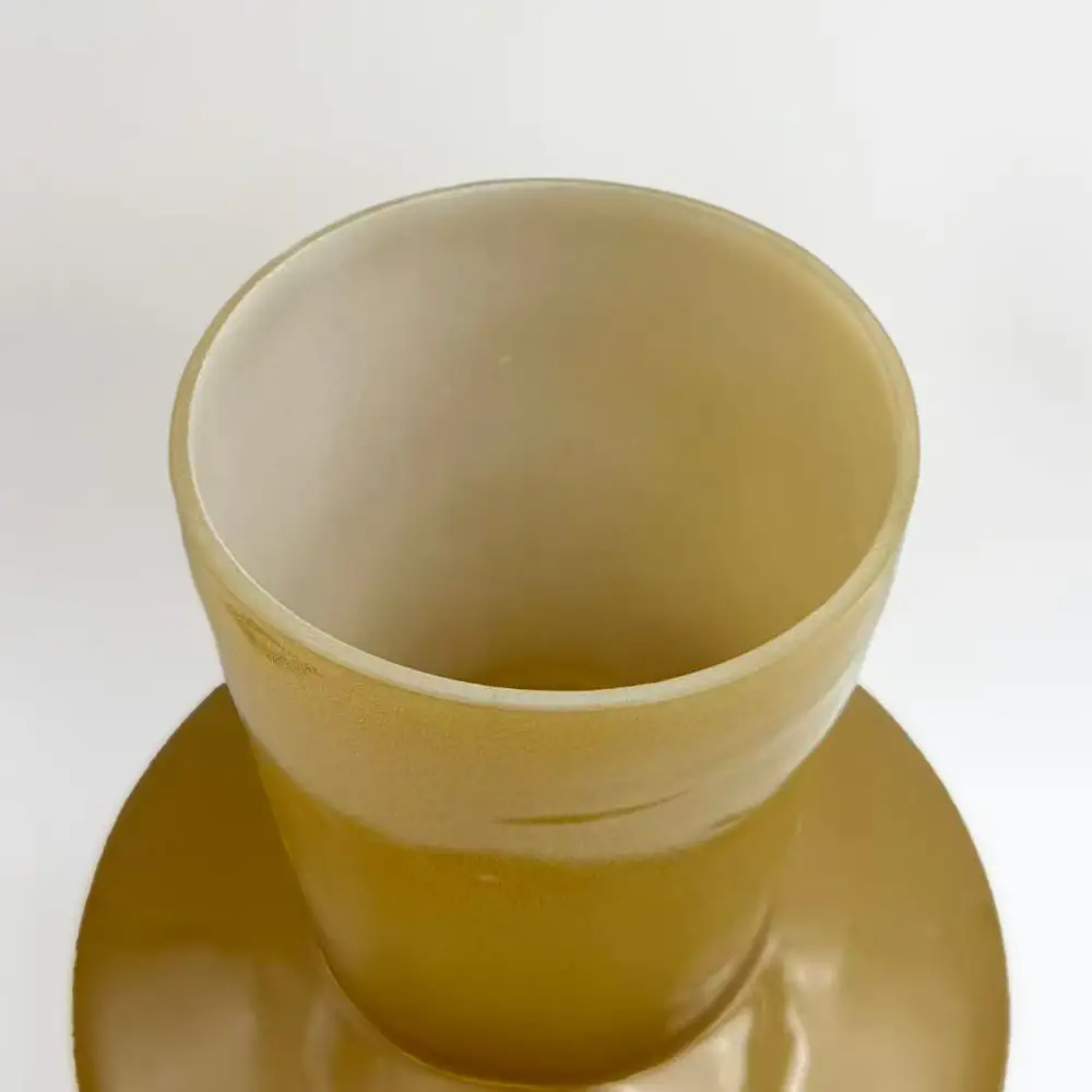 LIBERTA OPAC ΒΑΖΟ 20x20x25cm ΓΥΑΛΙ LIME