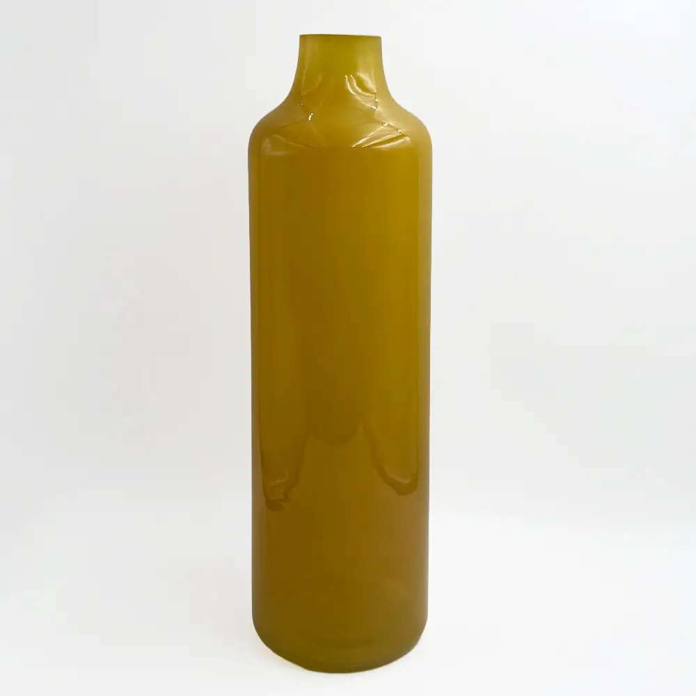 LIBERTA FINO ΒΑΖΟ 12x12x39.5cm ΓΥΑΛΙ CARAMEL