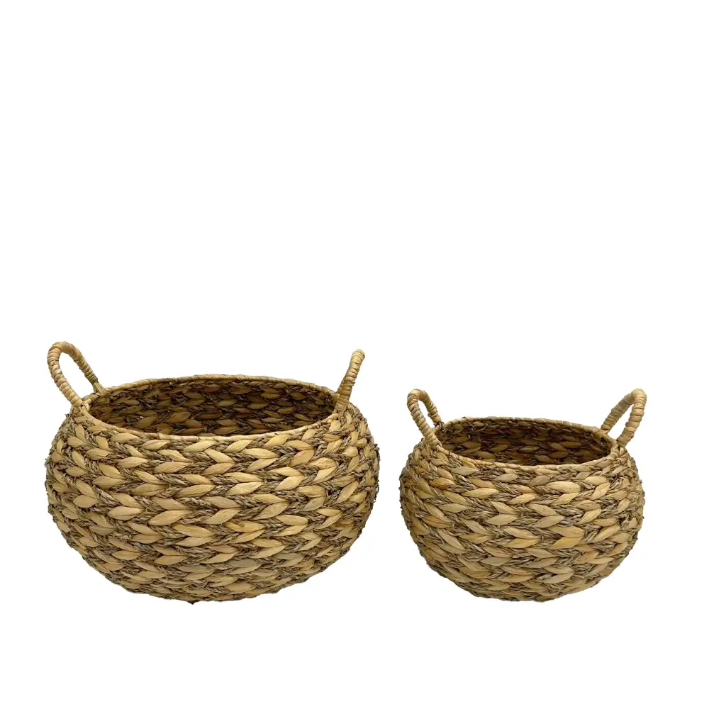 LIBERTA CESTINO ΚΑΛΑΘΙ ΥΑΚΙΝΘΟΥ SET 2ΤΜΧ 46x46x32cm ΥΑΚΙΝΘΟΣ ΦΥΣΙΚΟ