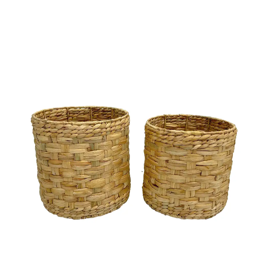 LIBERTA VEGENID ΚΑΛΑΘΙ ΥΑΚΙΝΘΟΥ SET 2ΤΜΧ 35x35x48cm ΥΑΚΙΝΘΟΣ ΦΥΣΙΚΟ