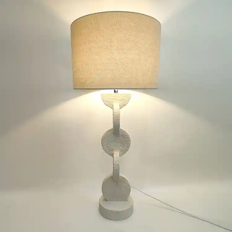 LIBERTA PRISMA ΦΩΤΙΣΤΙΚΟ ΕΠΙΤΡΑΠΕΖΙΟ 38x38x84cm RESIN ΜΠΕΖ ΛΙΝΟ ΜΠΕΖ