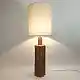 LIBERTA EGLI ΦΩΤΙΣΤΙΚΟ ΕΠΙΤΡΑΠΕΖΙΟ 34x34x100cm ΚΕΡΑΜΙΚΟ TERRACOTTA ΛΙΝΟ ΛΕΥΚΟ