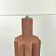 LIBERTA EGLI ΦΩΤΙΣΤΙΚΟ ΕΠΙΤΡΑΠΕΖΙΟ 34x34x100cm ΚΕΡΑΜΙΚΟ TERRACOTTA ΛΙΝΟ ΛΕΥΚΟ