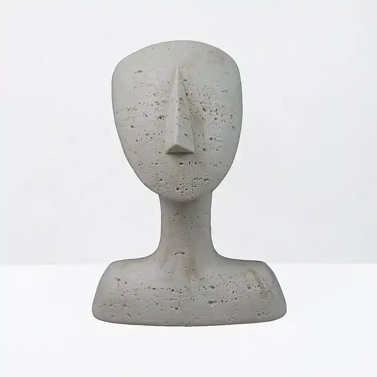 LIBERTA AURA III ΔΙΑΚΟΣΜΗΤΙΚΟ ΠΡΟΣΩΠΟ 19x14x26cm RESIN ΜΠΕΖ